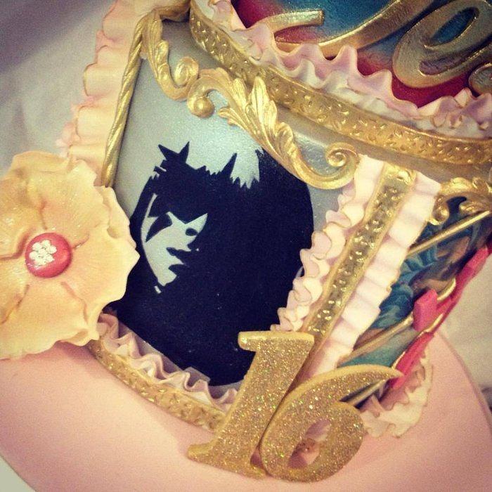 Lady GaGa 16th birthday cake