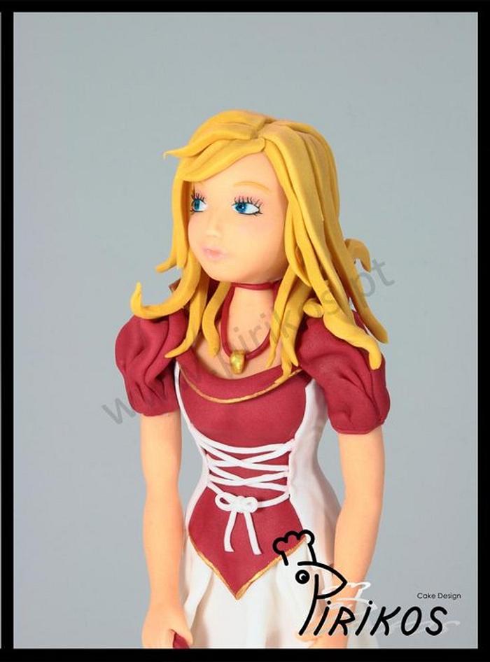 Medieval Girl 3D Model