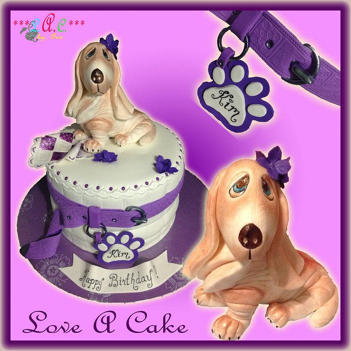 Hound-themed Birthday Cake