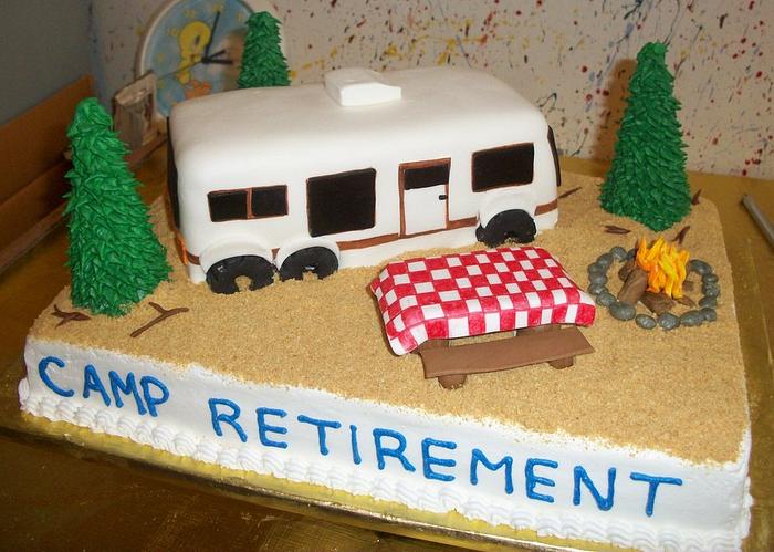 RV Retirement Cake