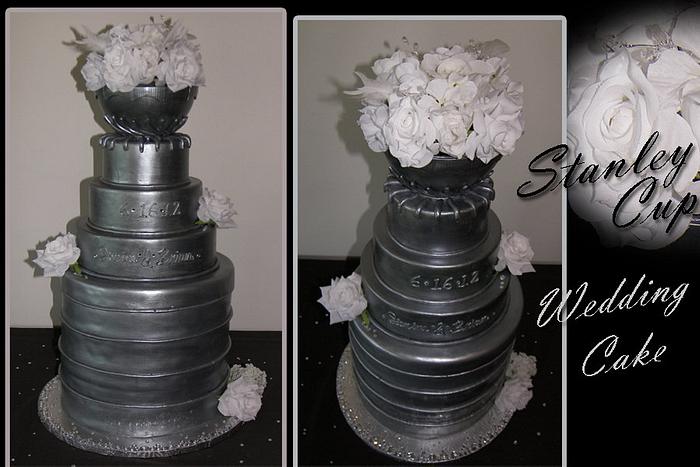 Stanley Cup Wedding Cake