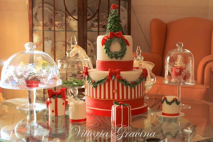 Christmas dessert Table