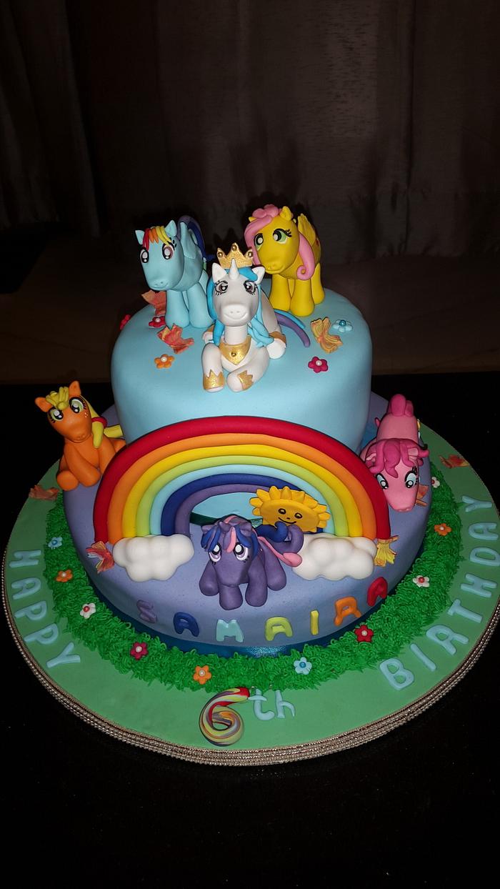 My little pony theme cake