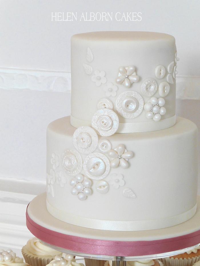 Button Wedding Cake