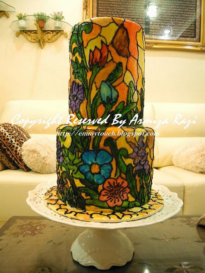 Stained Glass Cake 