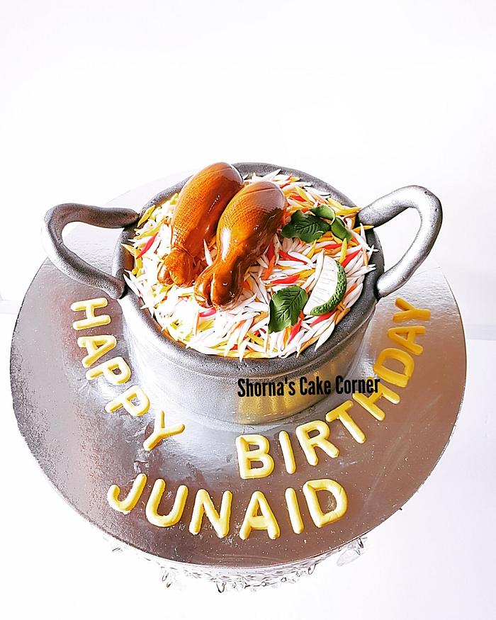 Biryani Themed Customized Cake Delivery in Delhi NCR - ₹2,999.00 Cake  Express