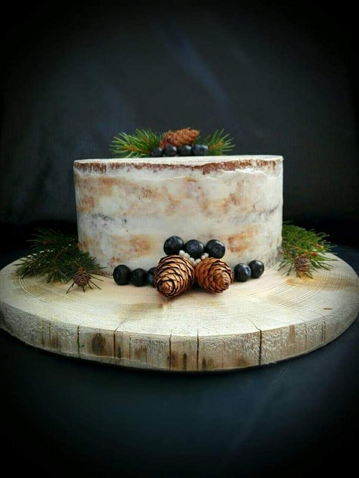 Forest fruit cake