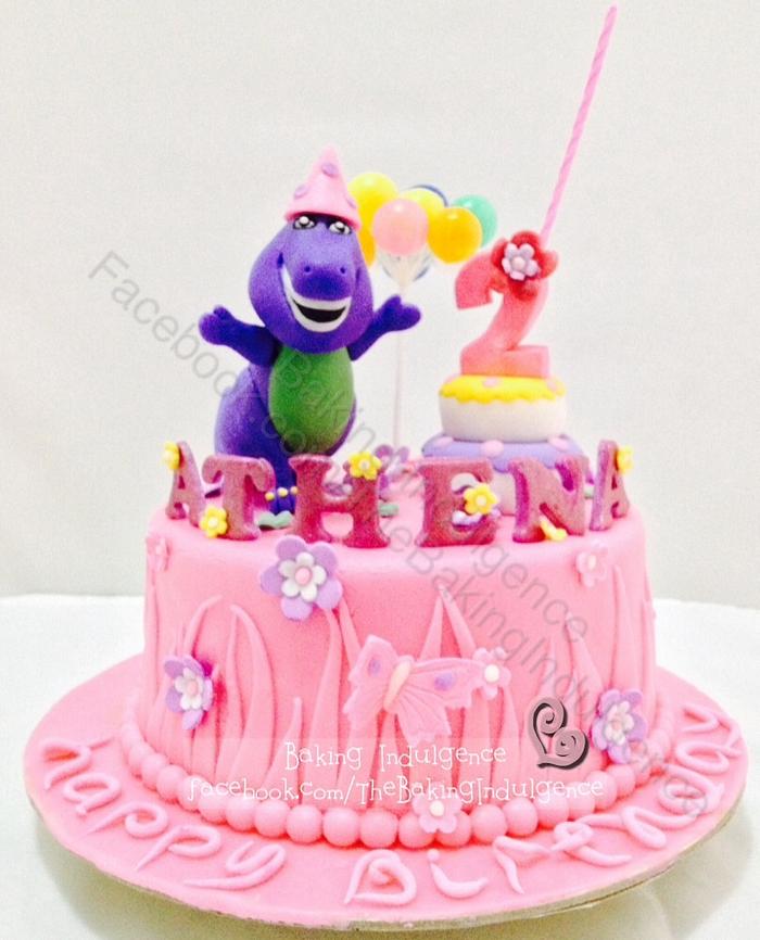 Barney Cake