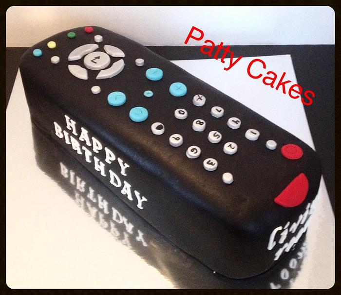TV remote cake