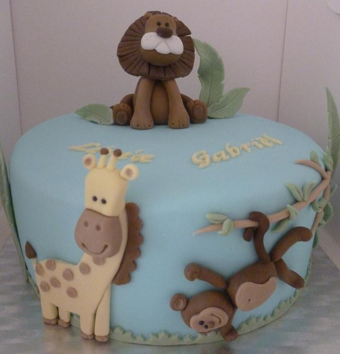 Animal forest cake
