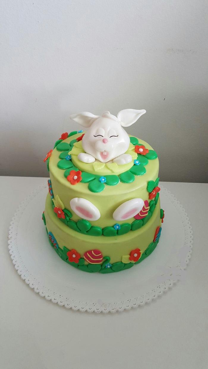 easter bunny cake 