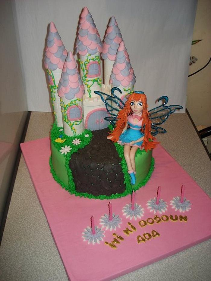 Winx Bloom(hand made) birthday cake