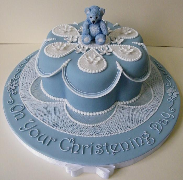 Royal Iced Christening Cake