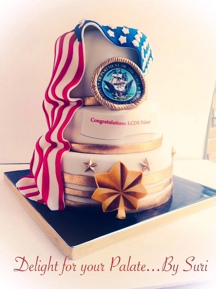 Promotion Cake ... United States Navy