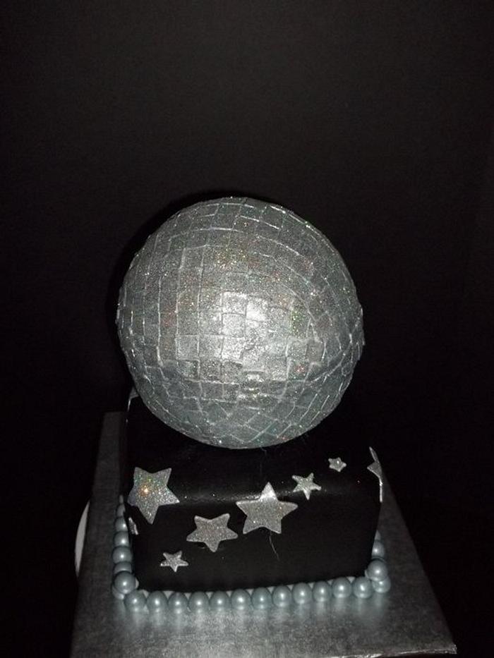 Disco Ball Cake