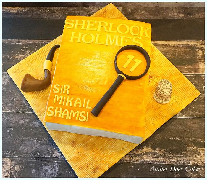 Sherlock Holmes Book Cake