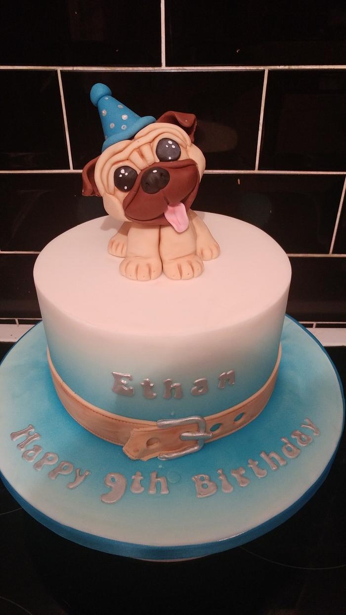 A 3D Pug Cake!