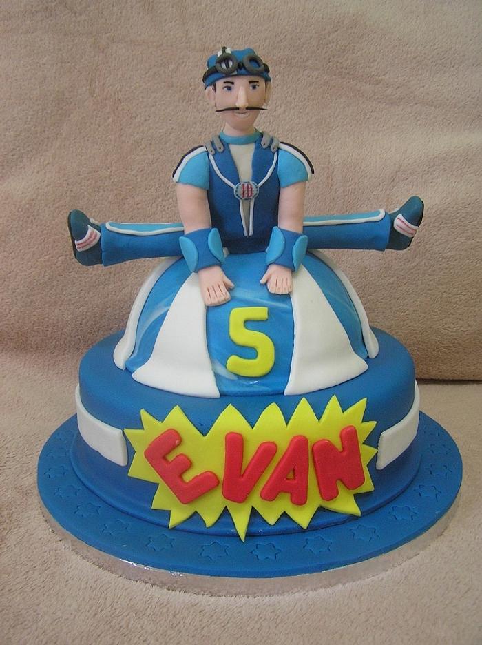 Lazy Town Themed Cake 