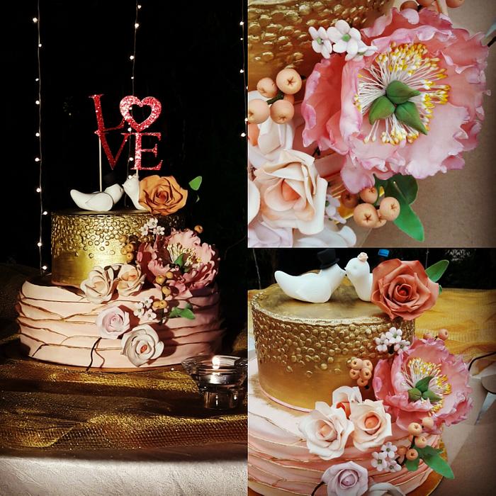 Wedding cake for Love birds!