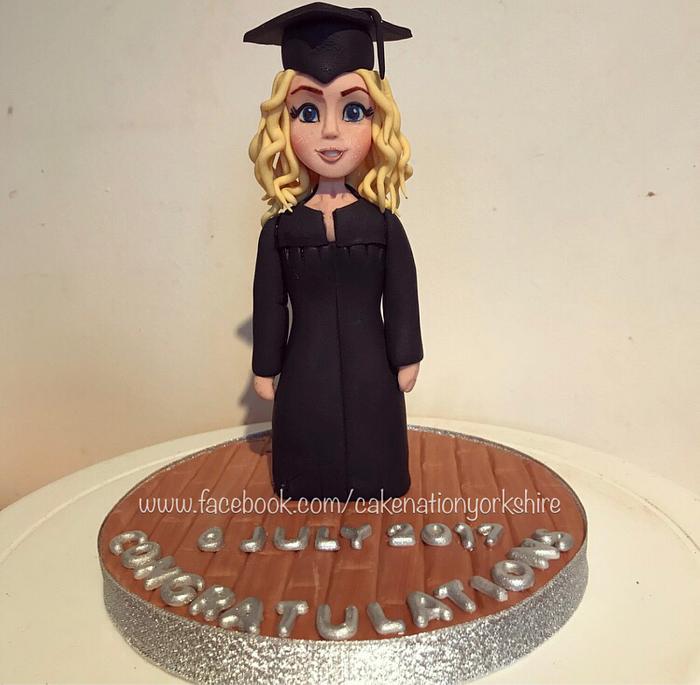 Graduation cake topper