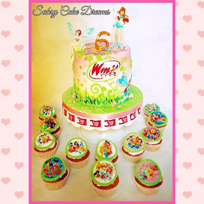 Winx birthday cake 
