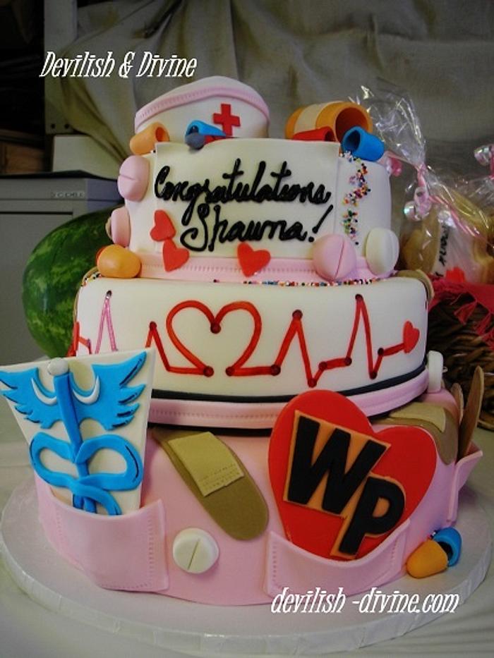 Nurse Grad cake