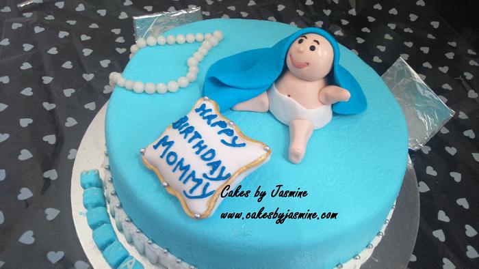 baby welcome cake