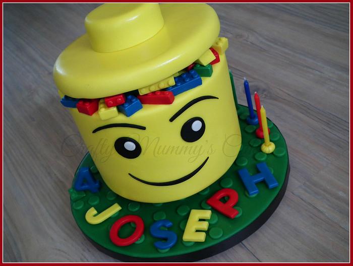 Lego Head Toy Box