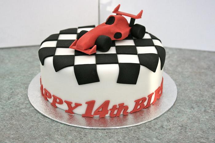 Formula 1 cake