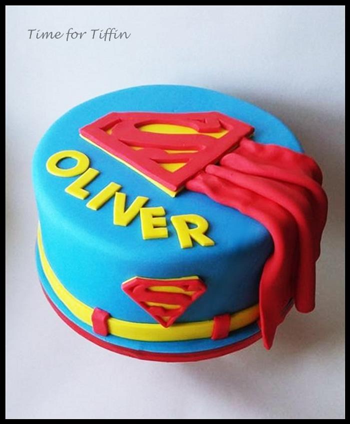 Superman cake 