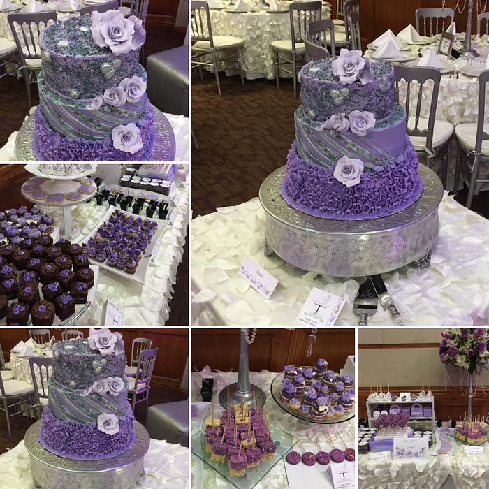 XV CAKES AND DESSERT TABLE