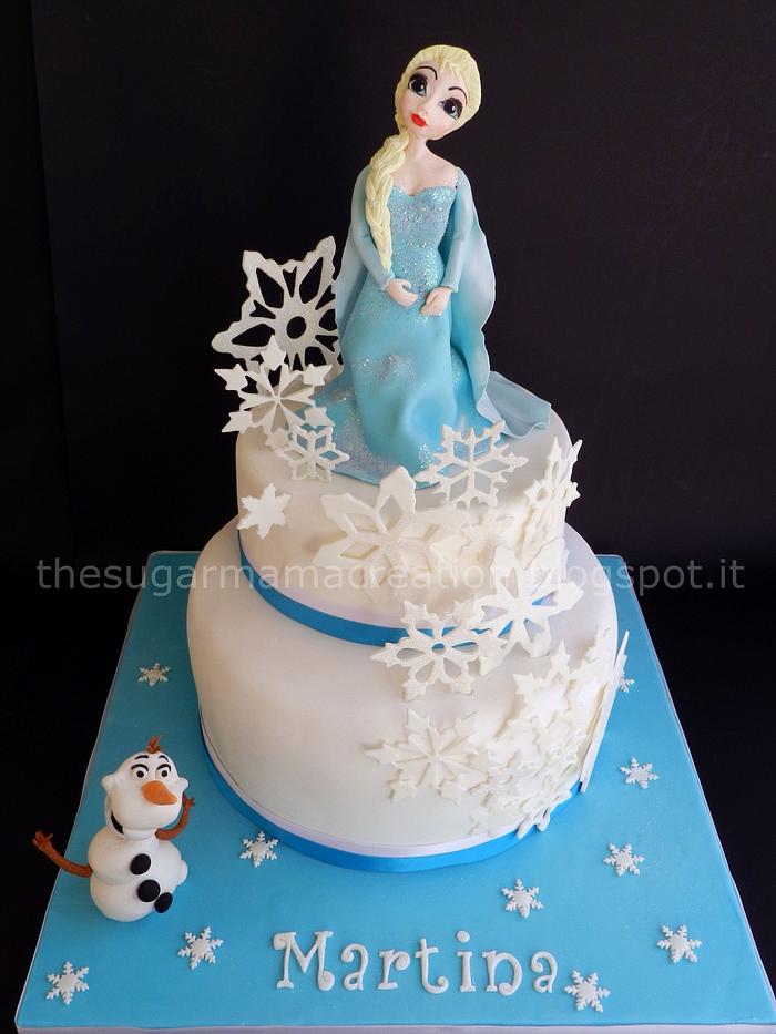 "Frozen" cake