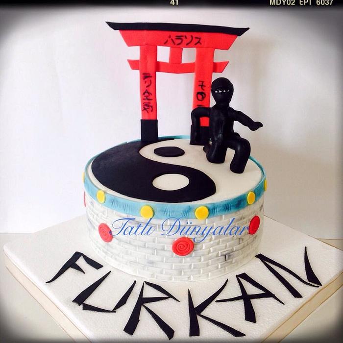 My son birthday cake :) Mini Ninja's :)
