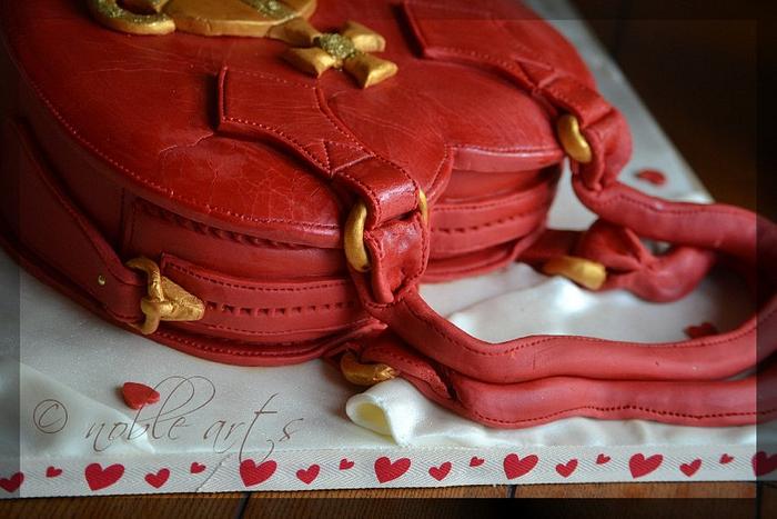 Vivienne Westwood Heart Bag - Decorated Cake by Lisa - CakesDecor