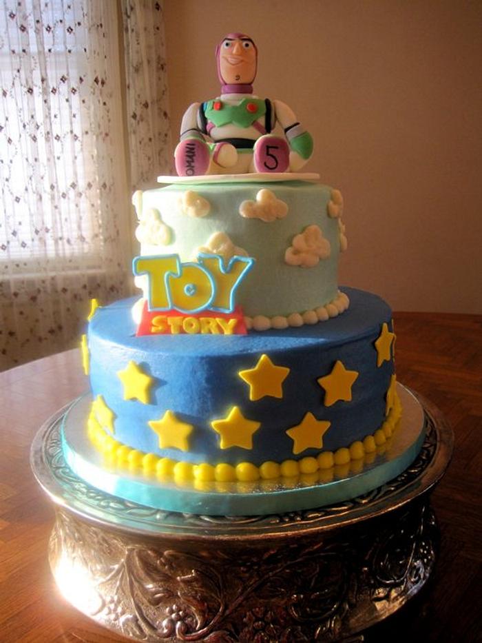 Buzz Lightyear Cake | Toy story cakes, Buzz lightyear birthday, Toy story  birthday party