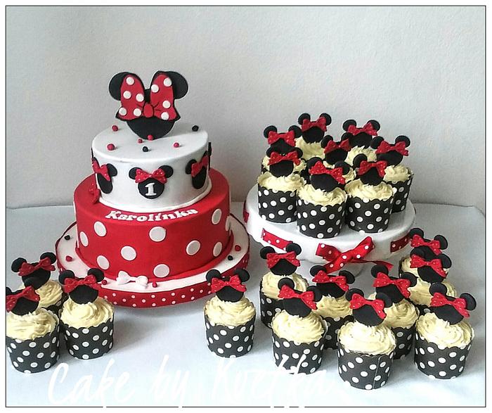 Minnie mouse  for first birthday