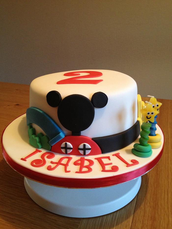 Mickey Mouse Club House Birthday Cake