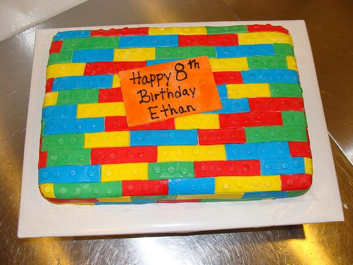 Ethan's Lego Cake
