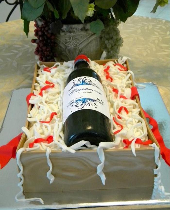 Wine Bottle Cake