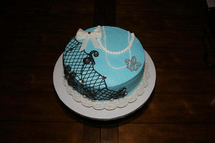 Shabby Chic Birthday Cake