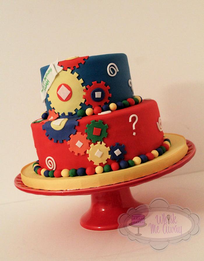 Mickey's Clubhouse first birthday cake