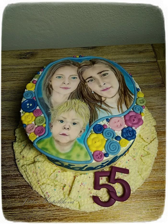 cake from grandchildren