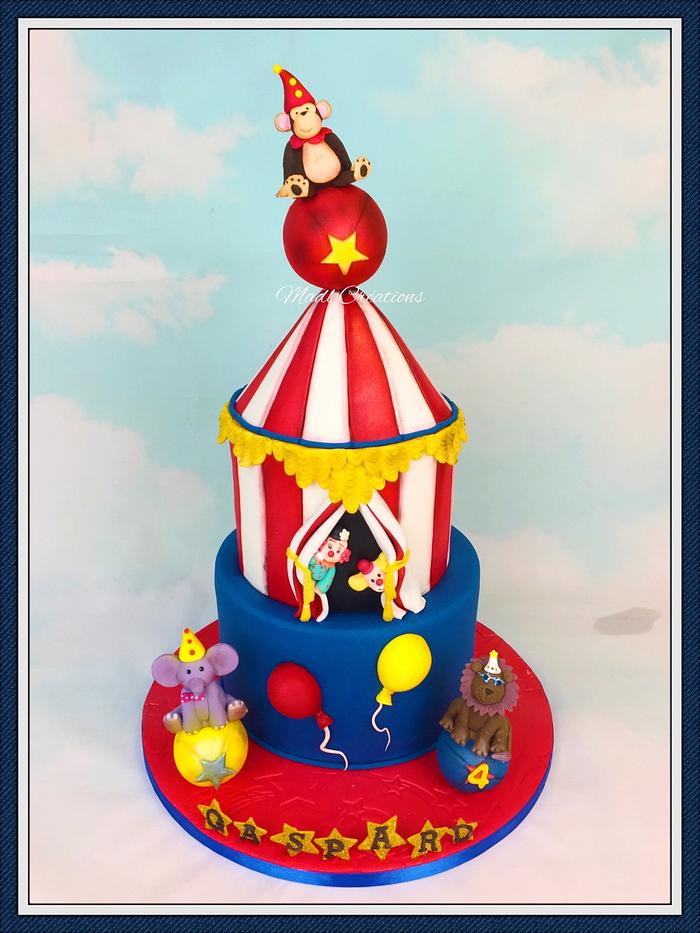 Circus cake by Madl créations