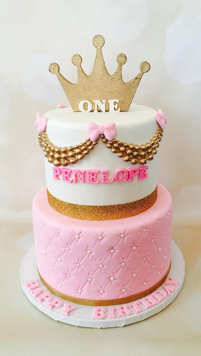 Princes themed cake