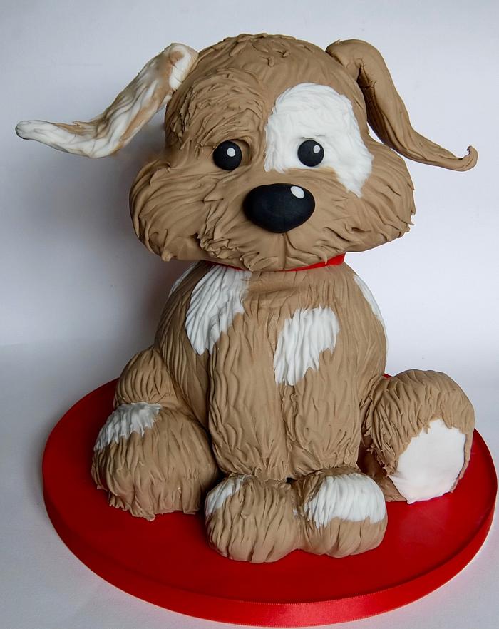 3D Puppy Dog Cake