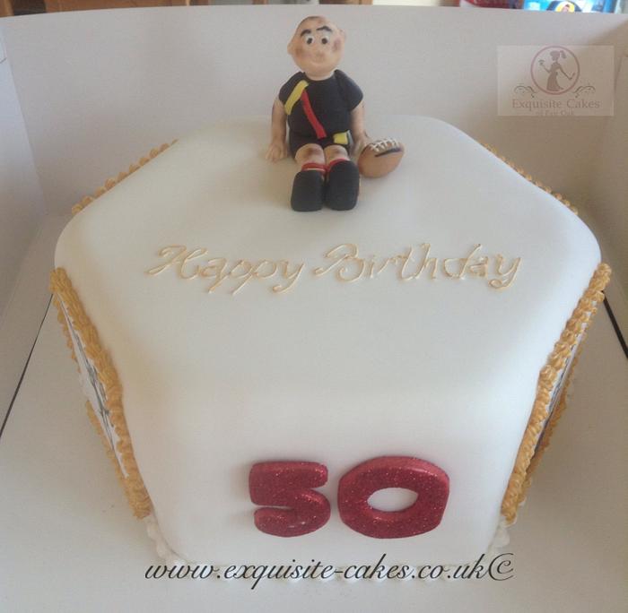 50th birthday cake