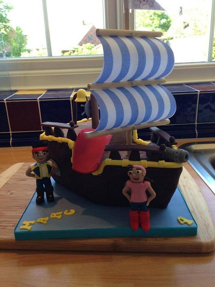 Jake & The Neverland Pirates Cake