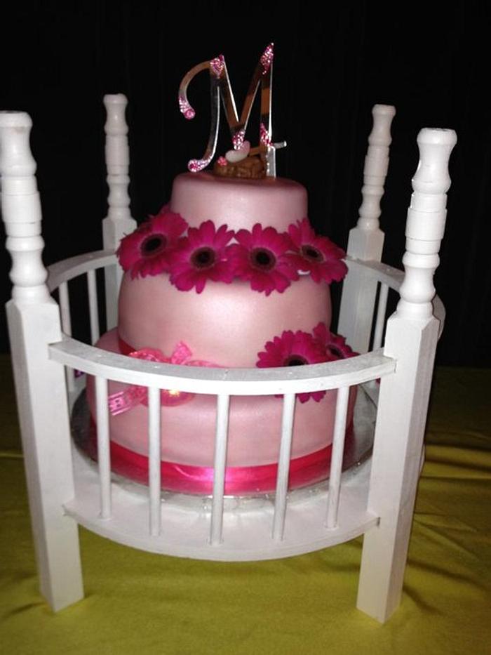 cake in a crib