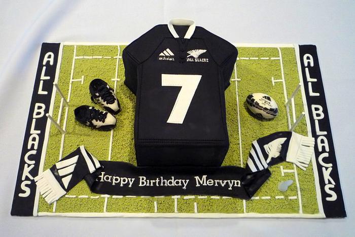 a cake for all the all blacks fans