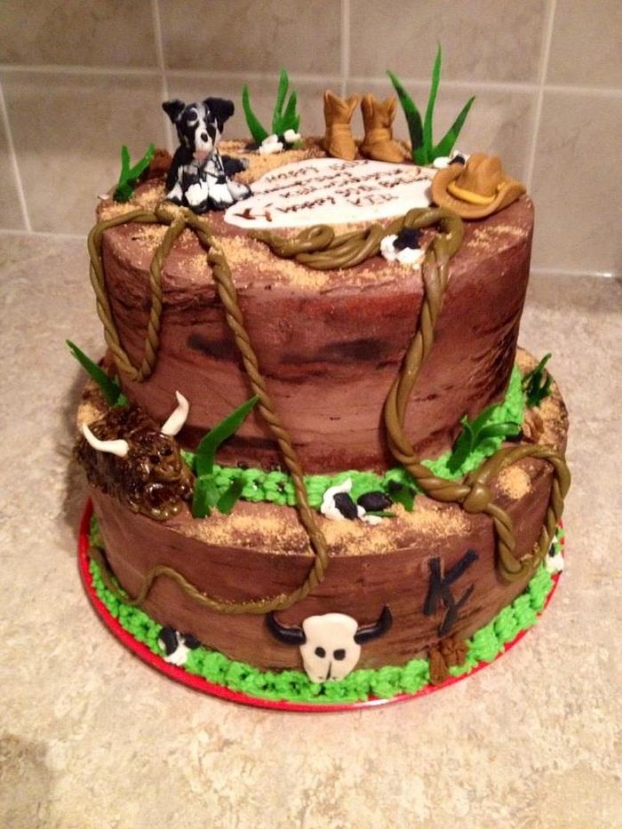 Cowboy cake!